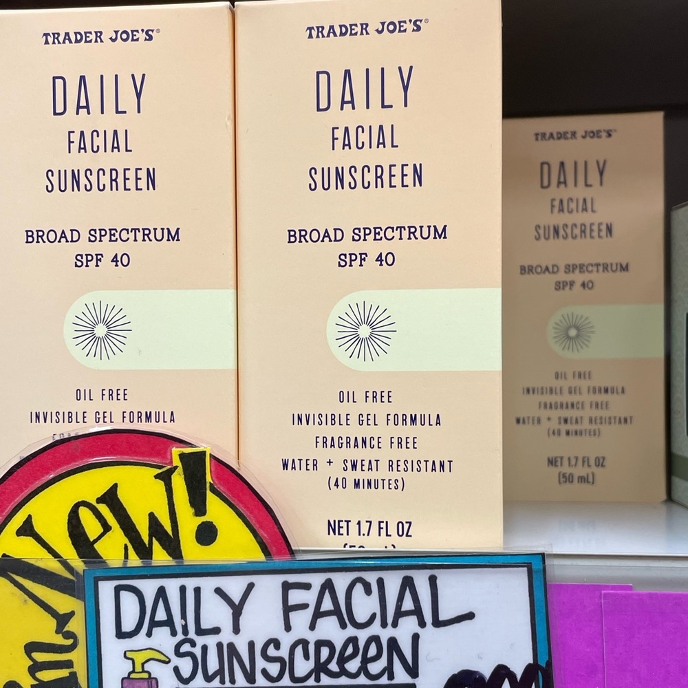 Trader Joe’s Daily Facial Sunscreen SPF 40